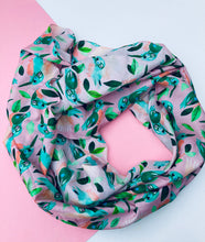 Scarf Come Fly Away Pink Silk Blend