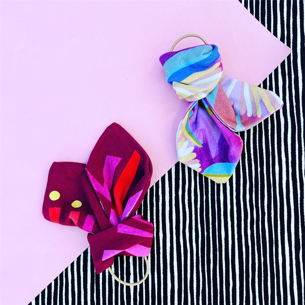Fine & Dandy Bow Knot Hair Tie DUO PACK
