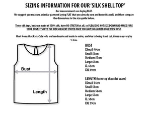 Get Spotted Silk Shell Top