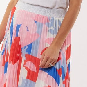 Infinity Pleated elastic waist skirt